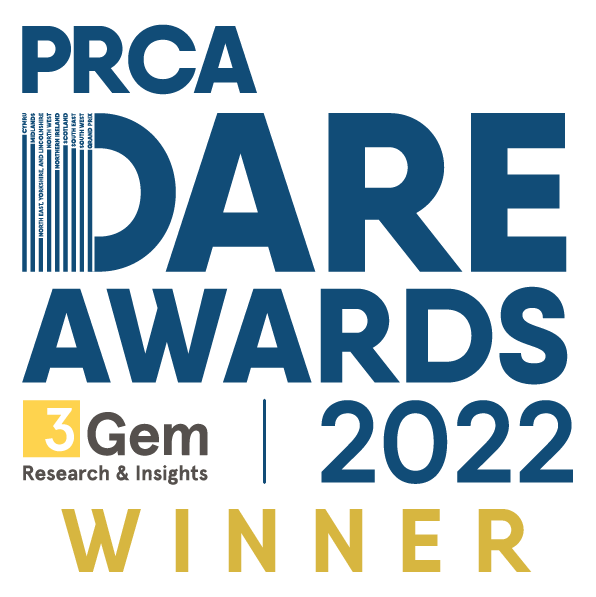 PRCA Dare Awards 2022 Winner Logo