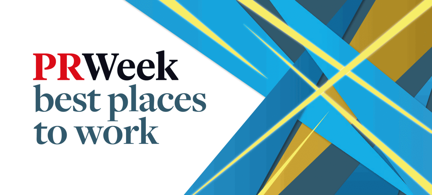 Banner image reading PRWeek Best Places to Work