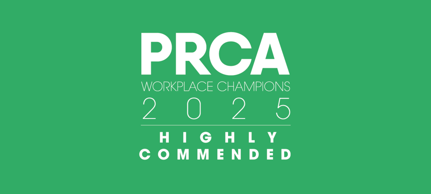 PRCA Workplace Champions 2025 Highly Commended logo